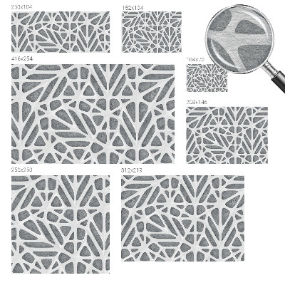 Non-woven wall mural Geometric network
