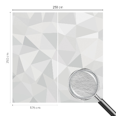Non-woven photo wallpaper Triangular mosaic