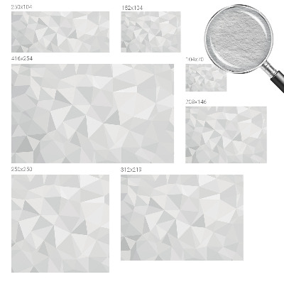 Non-woven photo wallpaper Triangular mosaic