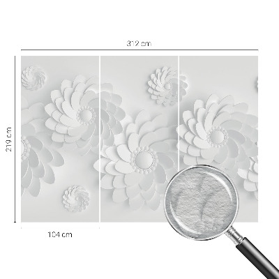 Photo wall mural Floral elegance