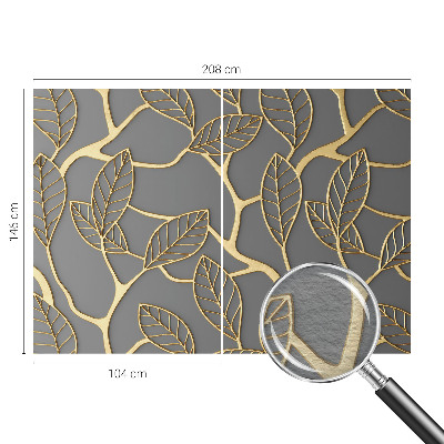 Wall mural for living room Elegant leaves