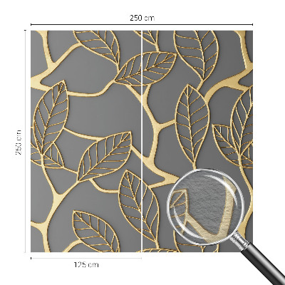 Wall mural for living room Elegant leaves