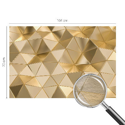 Wallpaper mural for living room Triangular patterns