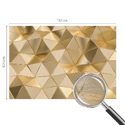 Wallpaper mural for living room Triangular patterns