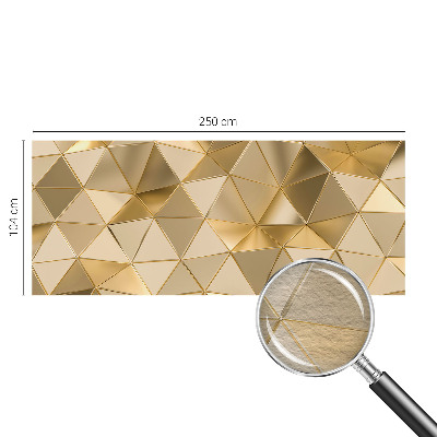 Wallpaper mural for living room Triangular patterns