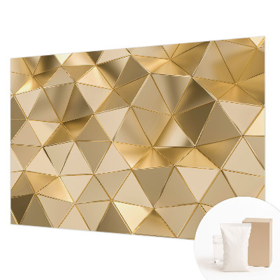 Wallpaper mural for living room Triangular patterns