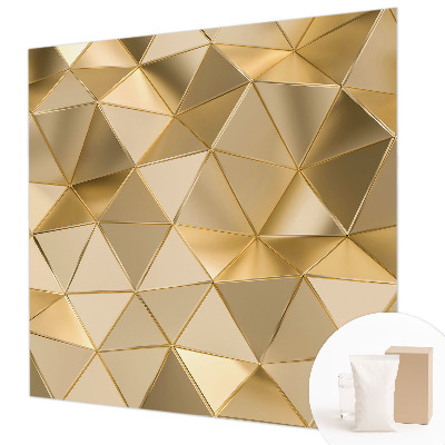 Wallpaper mural for living room Triangular patterns