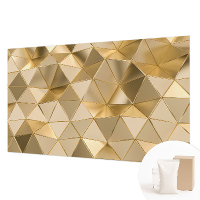 Wallpaper mural for living room Triangular patterns