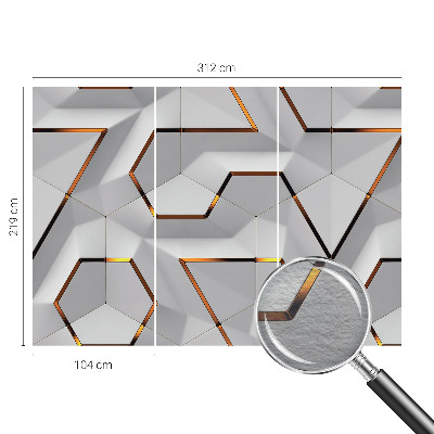 Bedroom wall mural wallpaper Three-dimensional patterns