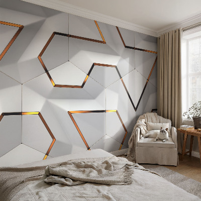 Bedroom wall mural wallpaper Three-dimensional patterns