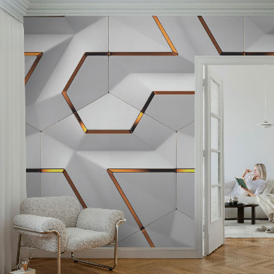 Bedroom wall mural wallpaper Three-dimensional patterns