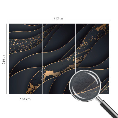 Large wall mural Elegant waves