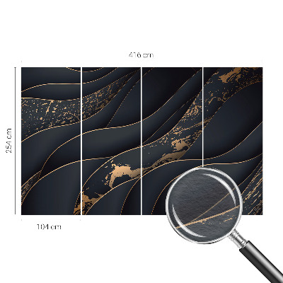 Large wall mural Elegant waves