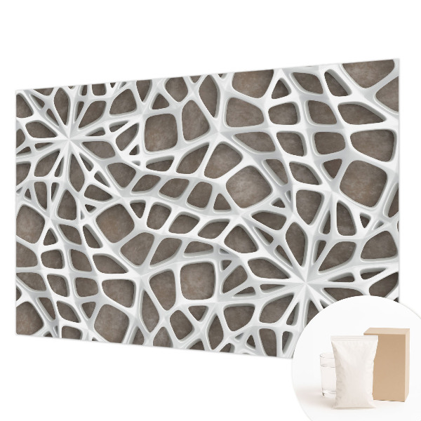Large wallpaper mural Geometric network