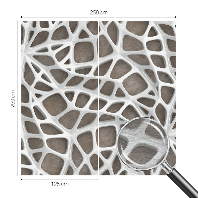 Large wallpaper mural Geometric network