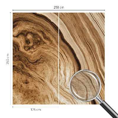 Custom size wall mural Wooden grain