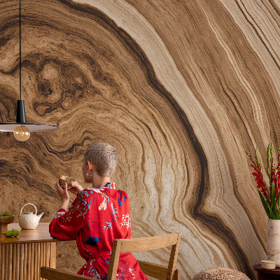 Custom size wall mural Wooden grain