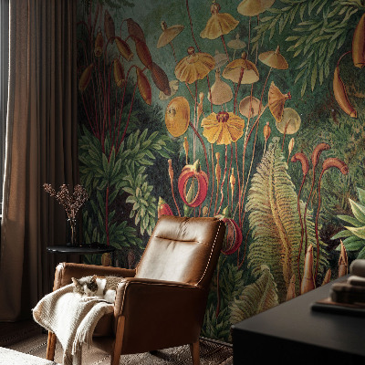 Modern wall mural for bedroom Exotic garden
