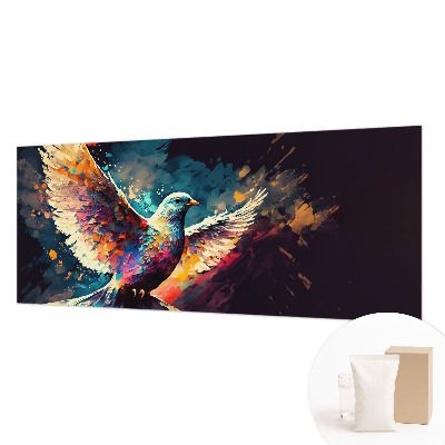 Modern wall mural for living room Colorful bird