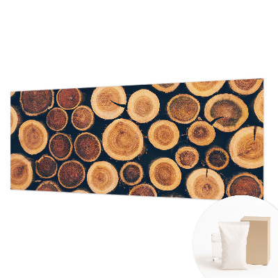 High quality photo wallpaper Wooden circles