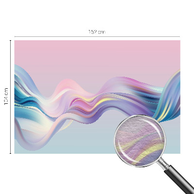 Premium wall mural for bedroom Colorful waves