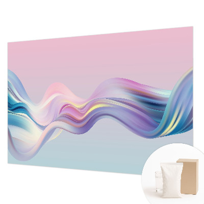 Premium wall mural for bedroom Colorful waves