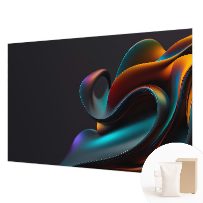 Premium photo wallpaper Colorful swirl