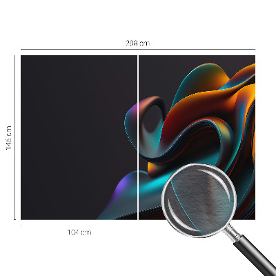 Premium photo wallpaper Colorful swirl
