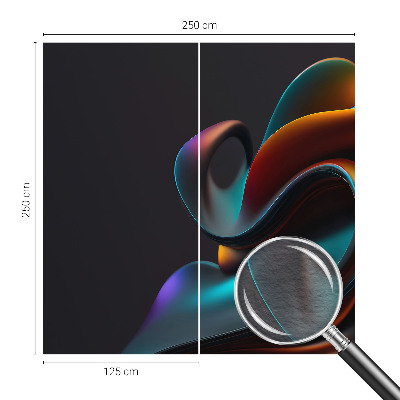Premium photo wallpaper Colorful swirl