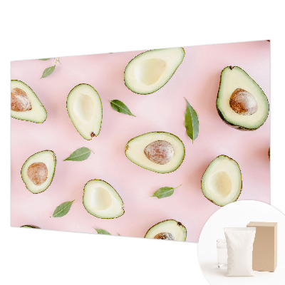 Decorative wall mural for living room Avocado composition