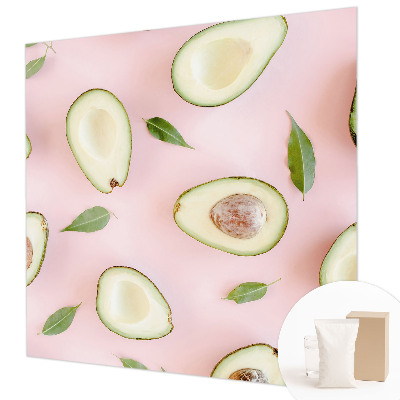 Decorative wall mural for living room Avocado composition