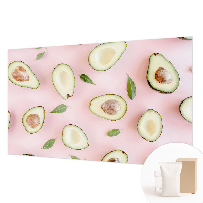 Decorative wall mural for living room Avocado composition