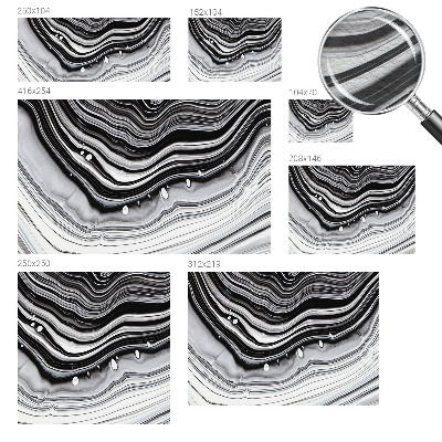 Non-woven photo wallpaper Optical waves