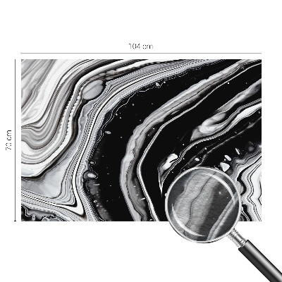Wallpaper mural Monochromatic waves
