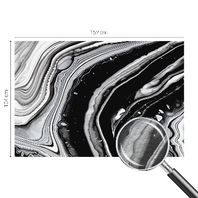 Wallpaper mural Monochromatic waves