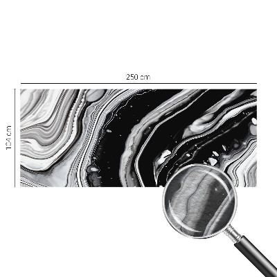 Wallpaper mural Monochromatic waves