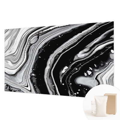 Wallpaper mural Monochromatic waves