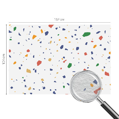 Wall mural for bedroom Rainbow pieces