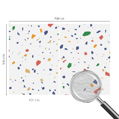 Wall mural for bedroom Rainbow pieces