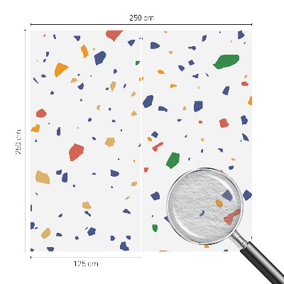 Wall mural for bedroom Rainbow pieces