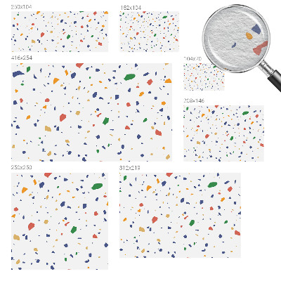 Wall mural for bedroom Rainbow pieces