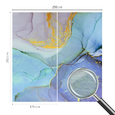 Large wall mural Watercolor shapes