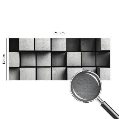 Bedroom wall mural wallpaper Geometric cubes