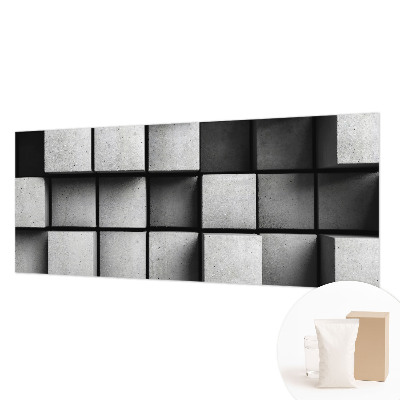 Bedroom wall mural wallpaper Geometric cubes