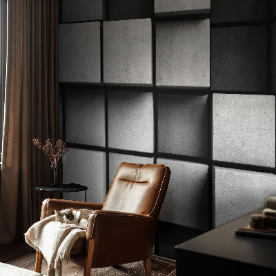 Bedroom wall mural wallpaper Geometric cubes