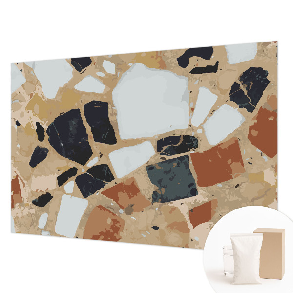 Large wall mural wallpaper Rustic stones