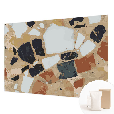 Large wall mural wallpaper Rustic stones