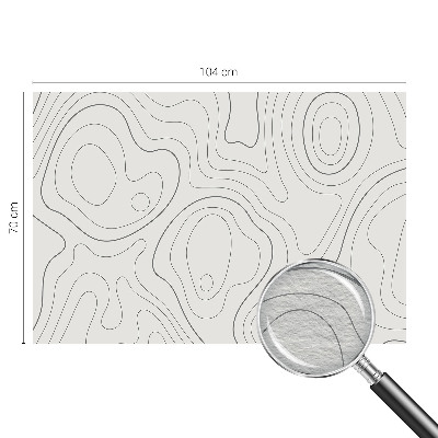 Modern wall mural for bedroom Fluid lines