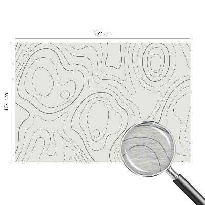 Modern wall mural for bedroom Fluid lines