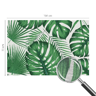 Premium wall mural for bedroom Tropical leaves
